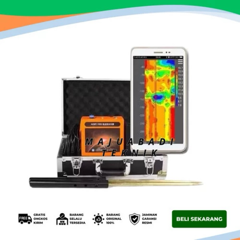Alat Geolistrik Autometic Deteksi Air Tanah Pengeboran Type ADMT-200S-Y Water Detector Intelligent A
