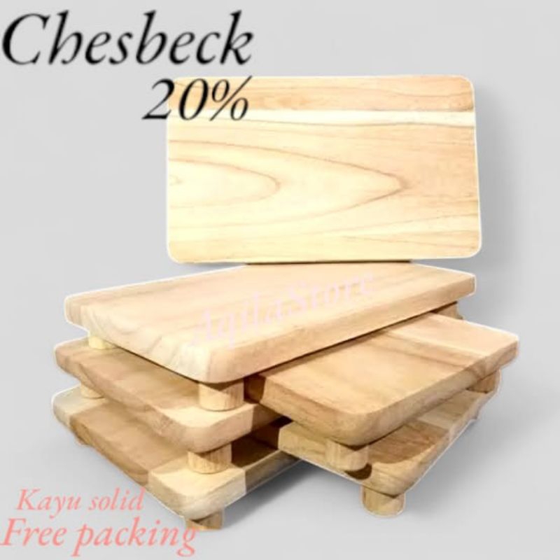 TALENAN KAYU JATI BELANDA/PINUS MODEL KAKI BULAT PREMIUM