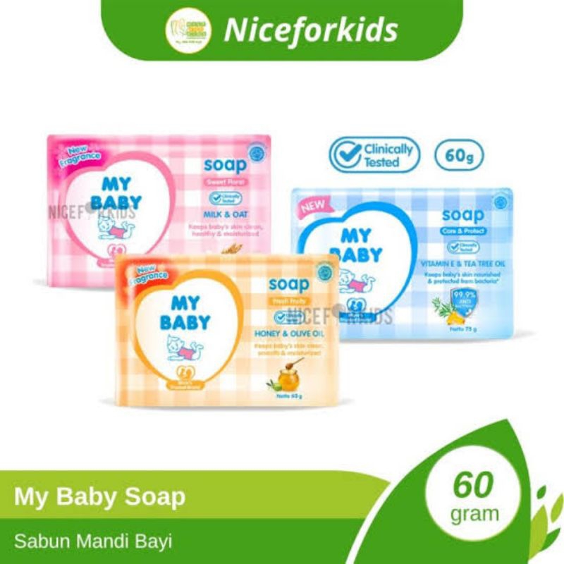 My Baby Soap / Sabun Batang Padat Bayi 75 gram