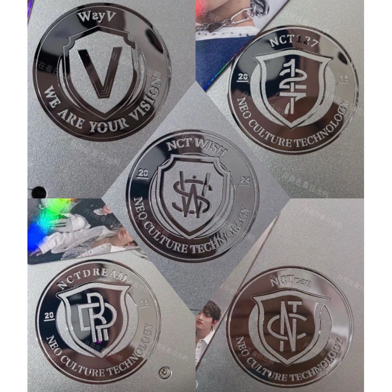 

(READY STOCK) Siap Kirim! NCT Sticker Logam NCT127 NCT Dream WayV NCT Wish Logo