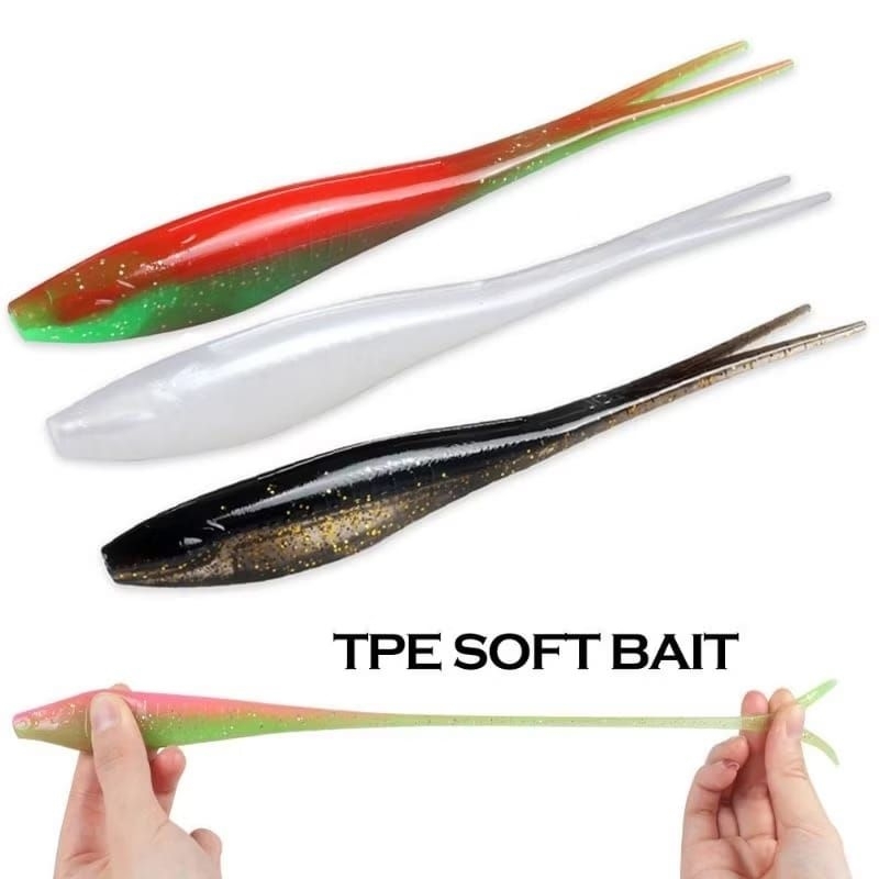Umpan Soft Lure replika Ozmy + worm Hook 7/0