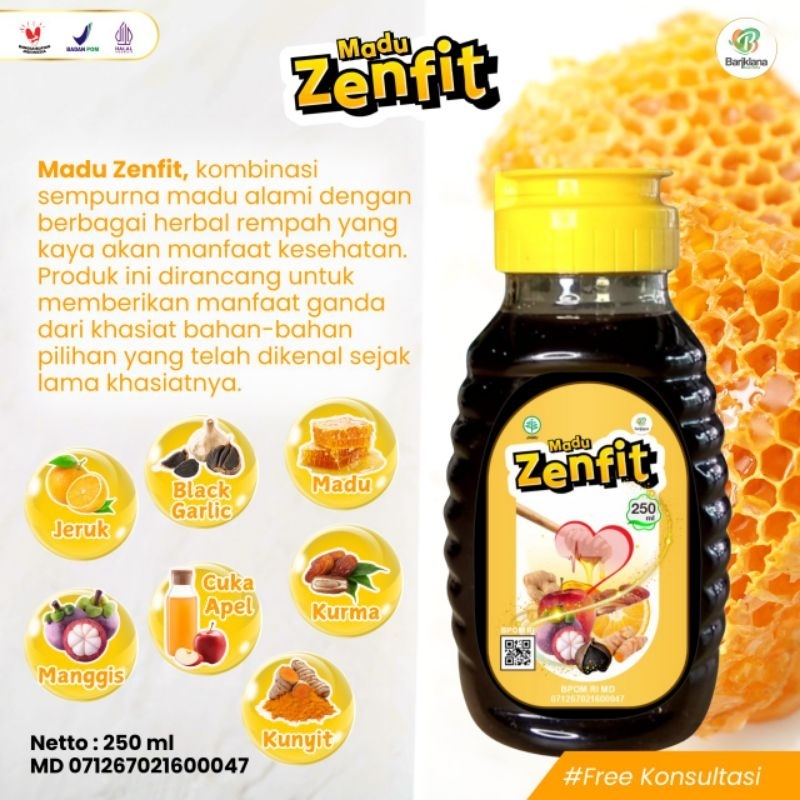 

(GRATIS HADIAH) ZENFIT MADU HERBAL REMPAH MEMBANTU MENGATASI PENYAKIT KRONIS DAN ORGAN TUBUH SEHAT KEMBALI FIT
