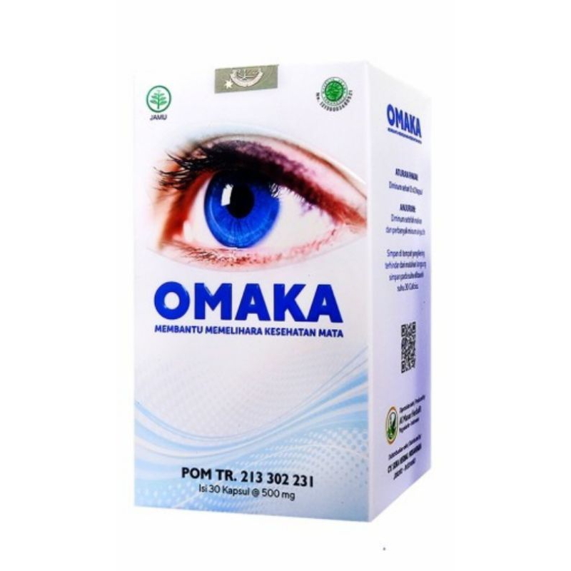 Pusat obat omaka asli original isi 30 kapsul suplemen obat mata berkualitas bagus