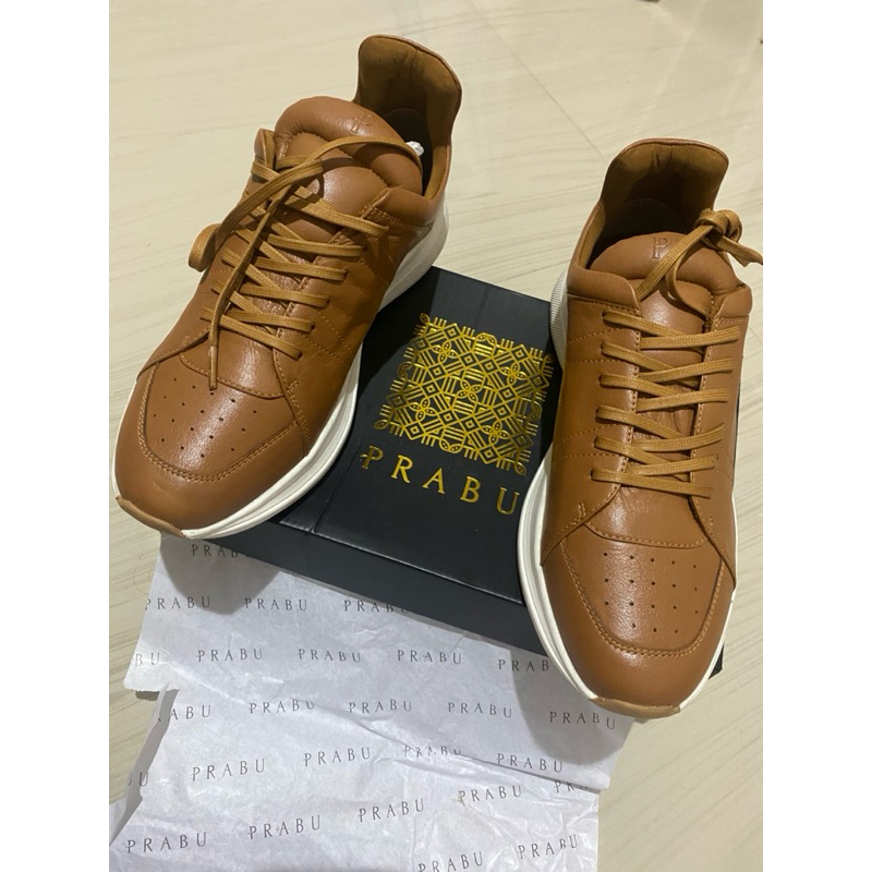 PRABU Sepatu Kulit Coklat