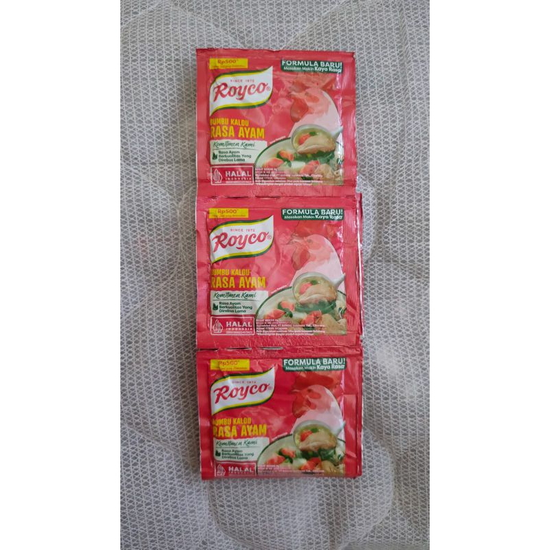 

ROYCO BUMBU PENYEDAP / KALDU RASA AYAM 1 renceng (12pcs)