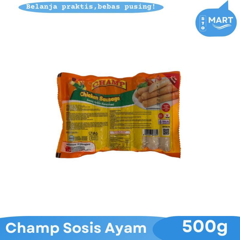 

CHAMP Sosis Ayam chicken Sausage 500gr