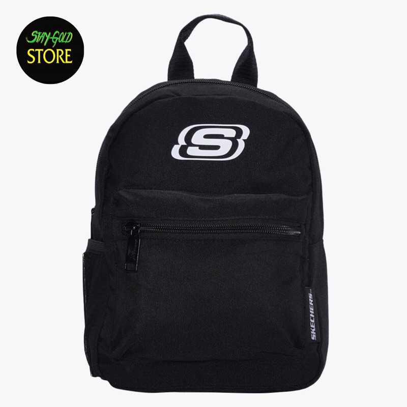 Skechers Mini Bagpack Tas Backpack Black Women - Original