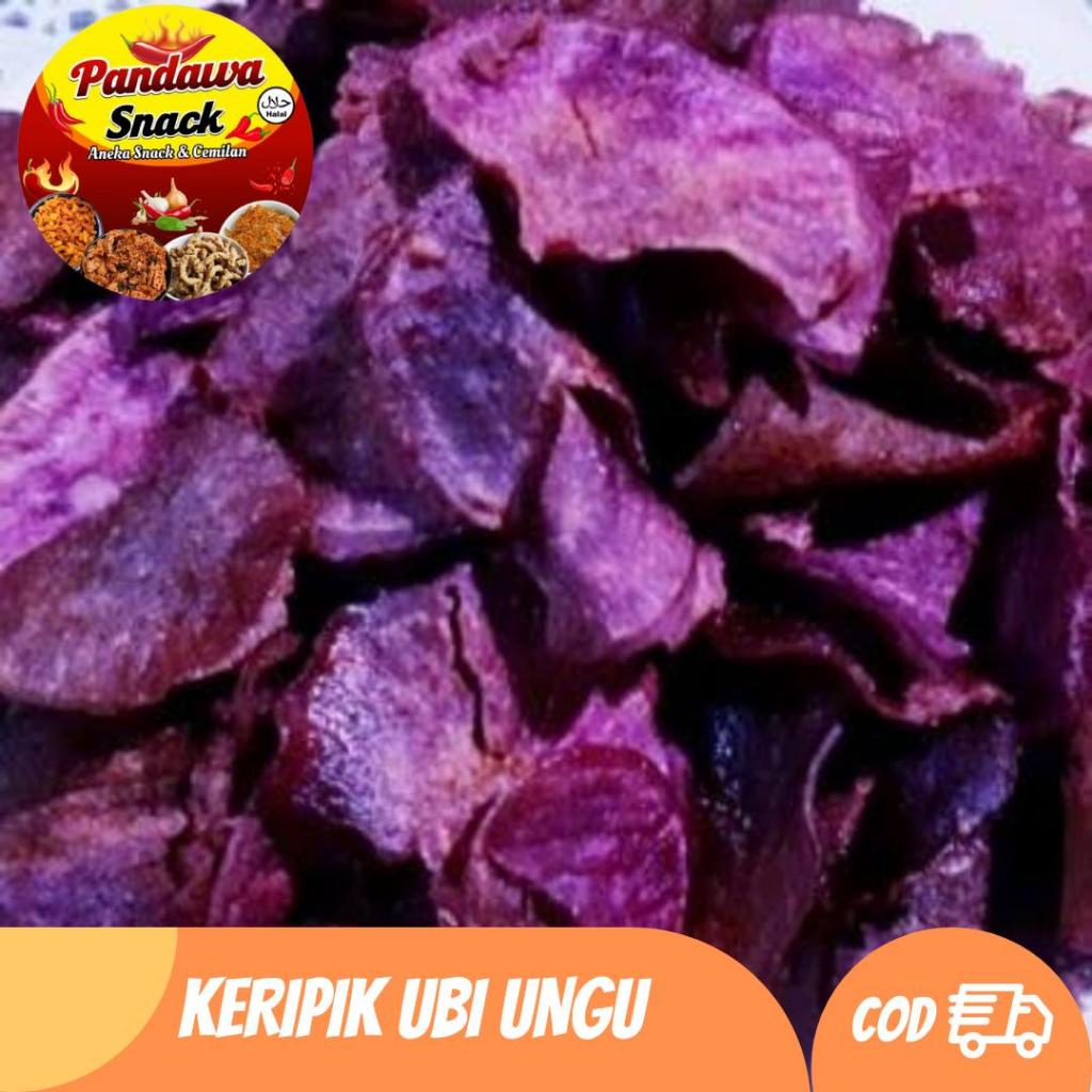 

Kripik Ubi Ungu 200gr dan 400gr - Cemilan Pedas - Snack