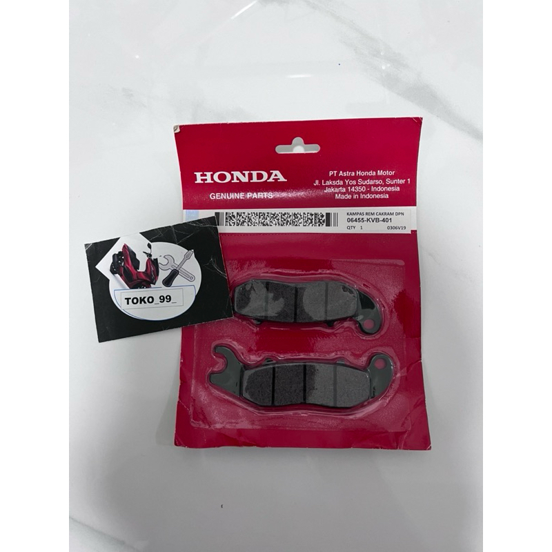 Kampas rem depan PCX Local ABS
