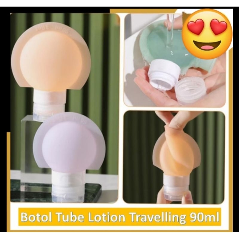 Refil Botol 60 ml Sabun Shampoo Mandi Botol Sabun Lotion Traveling Soft Silikon Botol Tube 60ml Untu