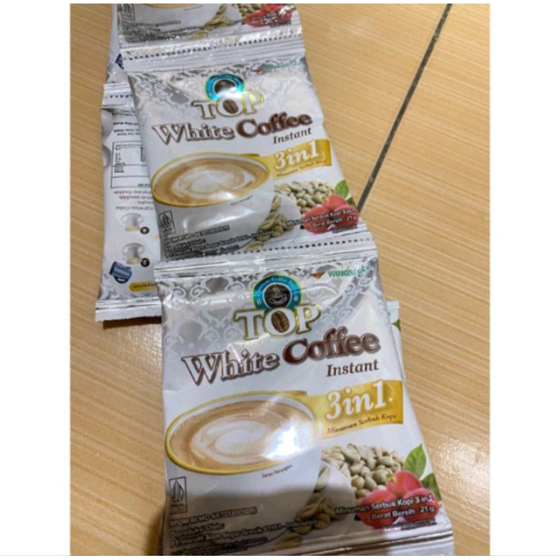 

Top white coffe 1 renceng 12 Pcs