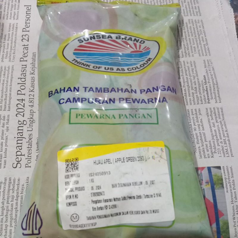 

GINCU/PEWARNA SABUN @HIJAU