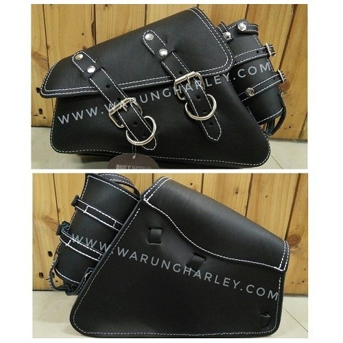 Solo Bag Sportster Full Leather+Botle Bag New