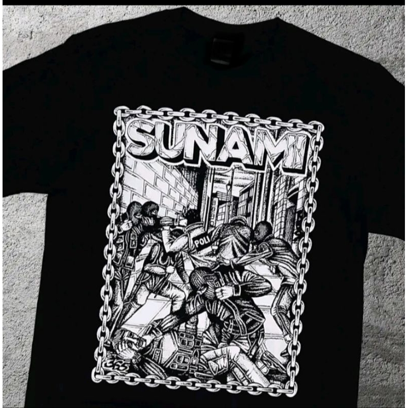 Kaos T shirt Gangster Sunami
