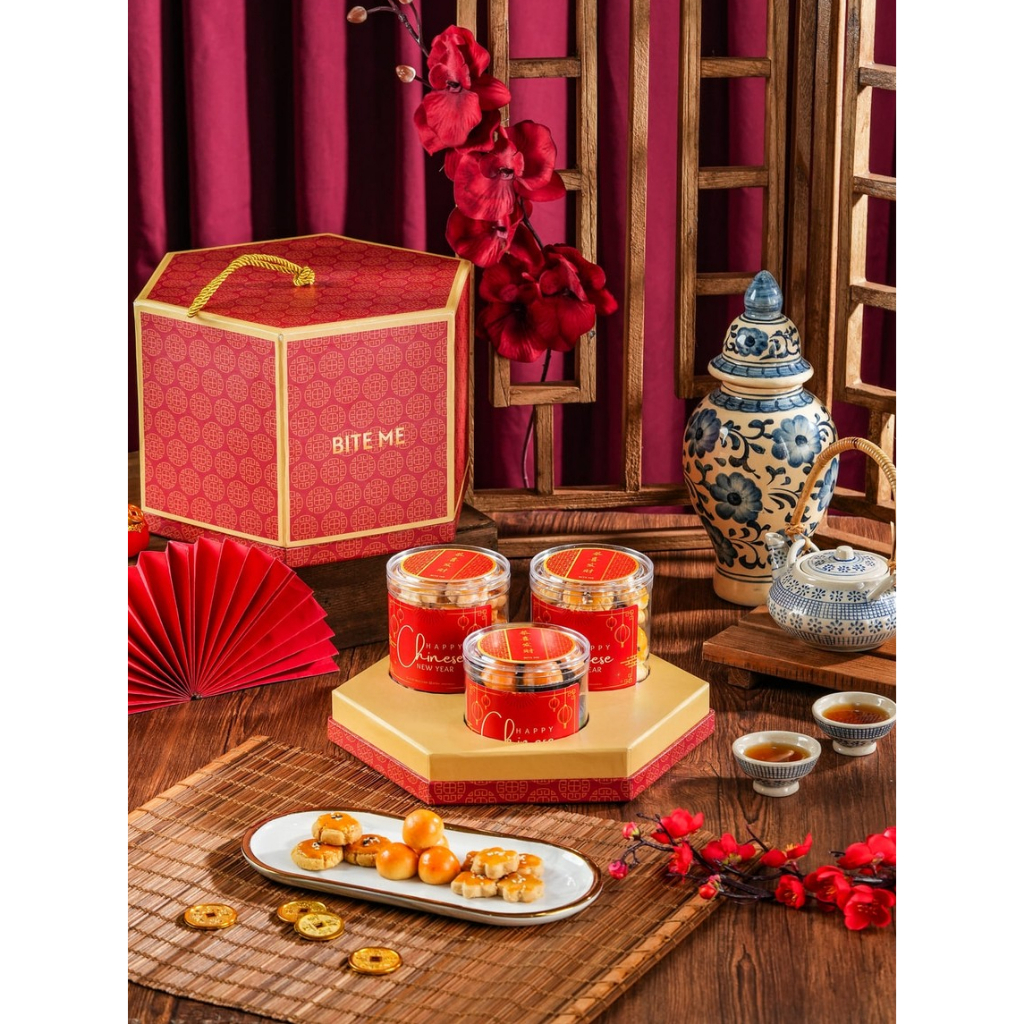 

Prosperity B Hampers (Isi 3 Jar) Chinese New Year / Imlek Hampers 2025