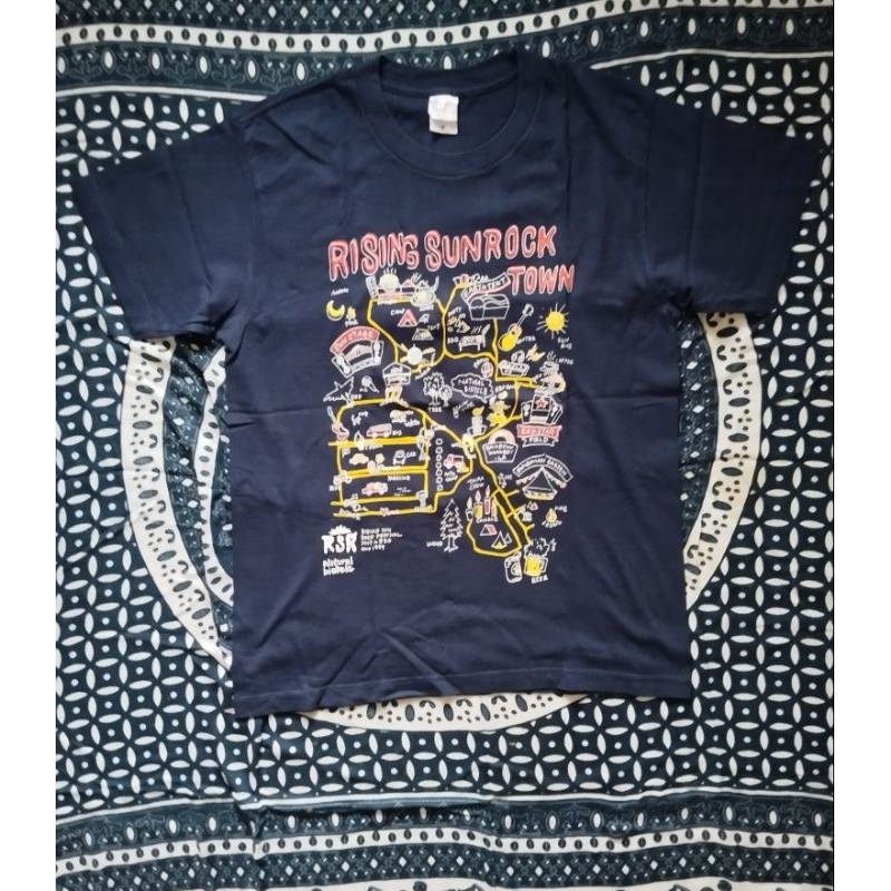 T-shirt kaos rising sunrock festival japan 2017