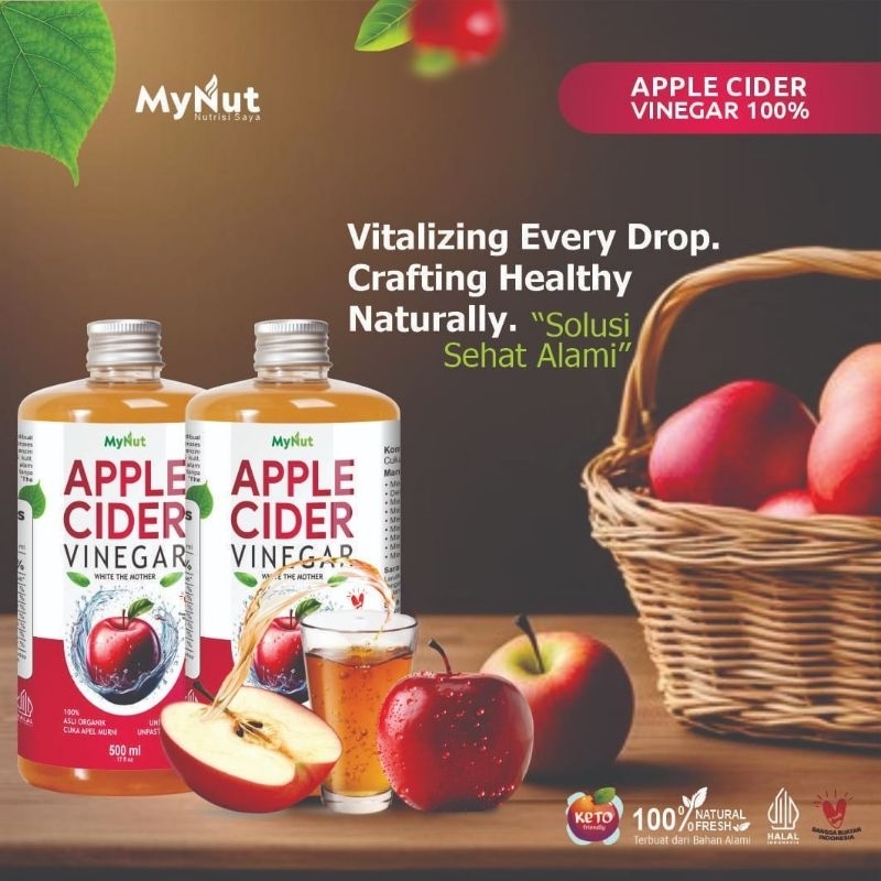 

cuka apel (apple cider)