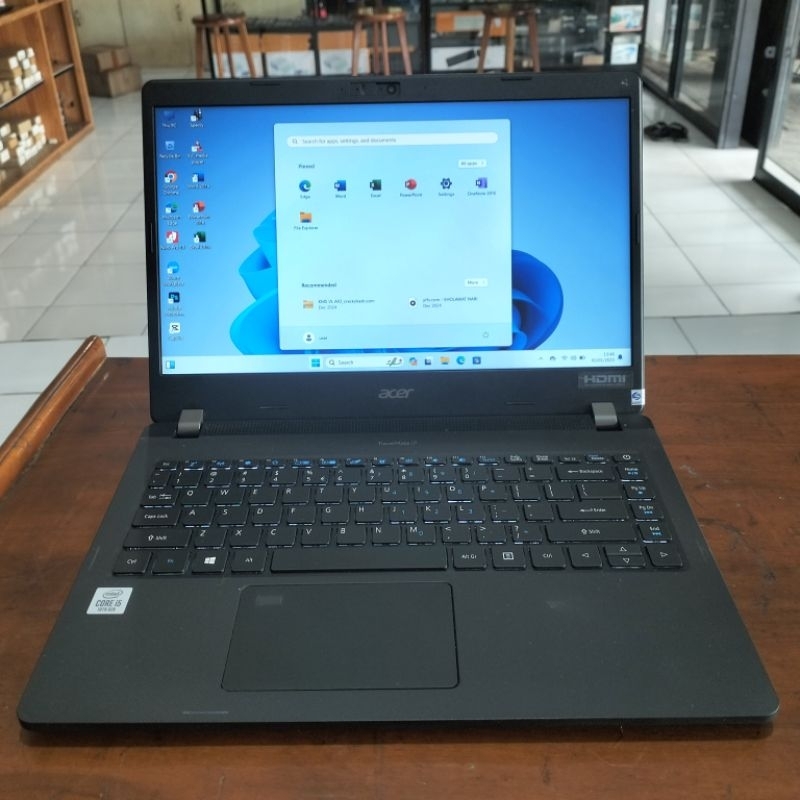 laptop acer second core i5 gen 10 ram 8gb SSD 256gb 14 inci bergaransi