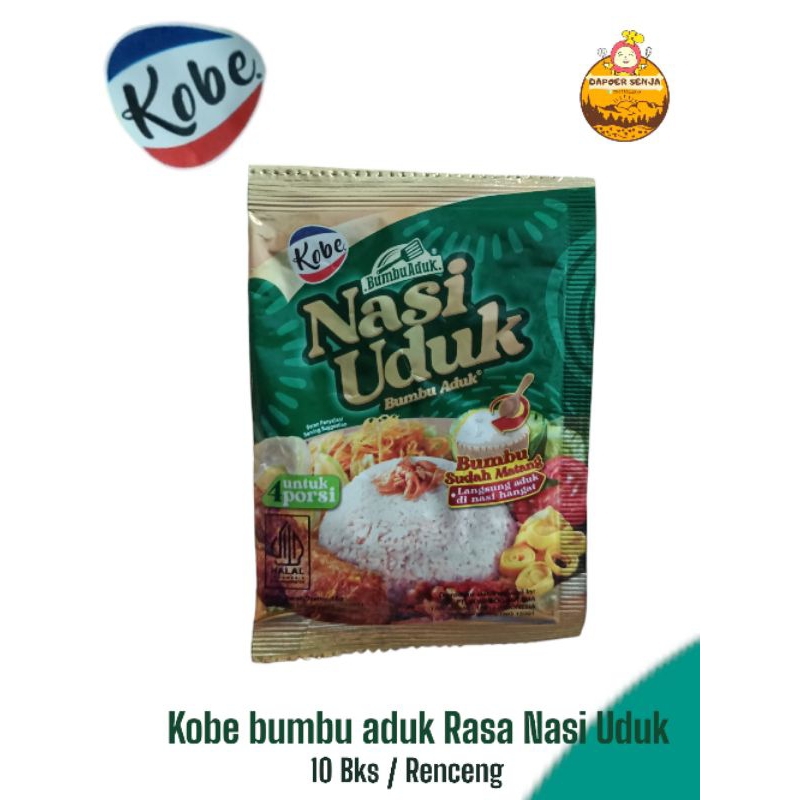 

Kobe bumbu aduk Nasi uduk 10 Bks / Renceng // bumbu aduk nasi instan