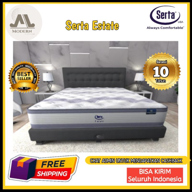 TERMURAH PROMO Springbed Serta Estate Full Set - Tegal