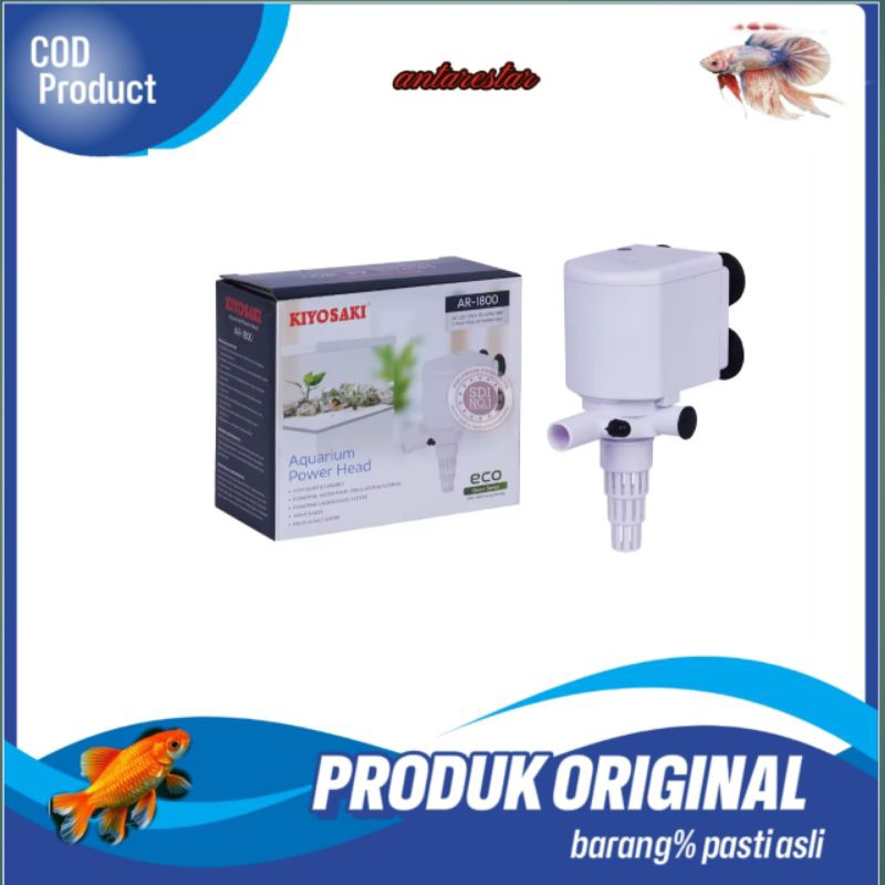 Pompa celup aquarium power head KIYOSAKI AR 1800 putih