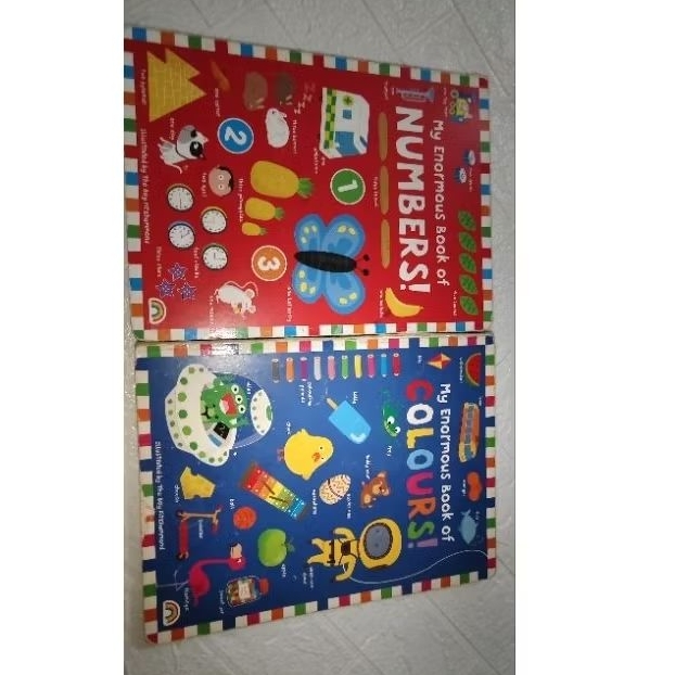 Boardbook Anak My Enourmous Book Of Colors and Numbers, Maze