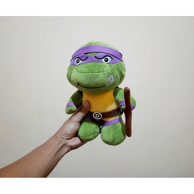 Boneka Kura Kura Ninja Karakter Donotello Size 25 cm/ Kura Kura Ninja
