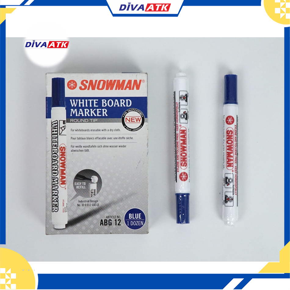 

SPIDOL SNOWMAN BOARDMARKER ABG12 BIRU