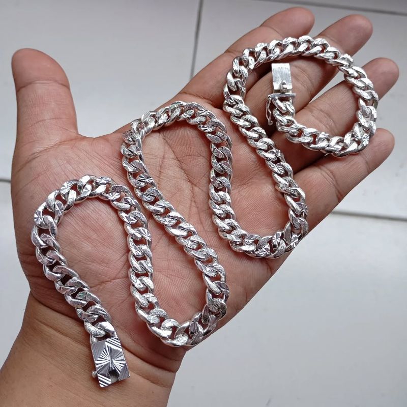 Kalung Rantai Besar Perak Silver 925