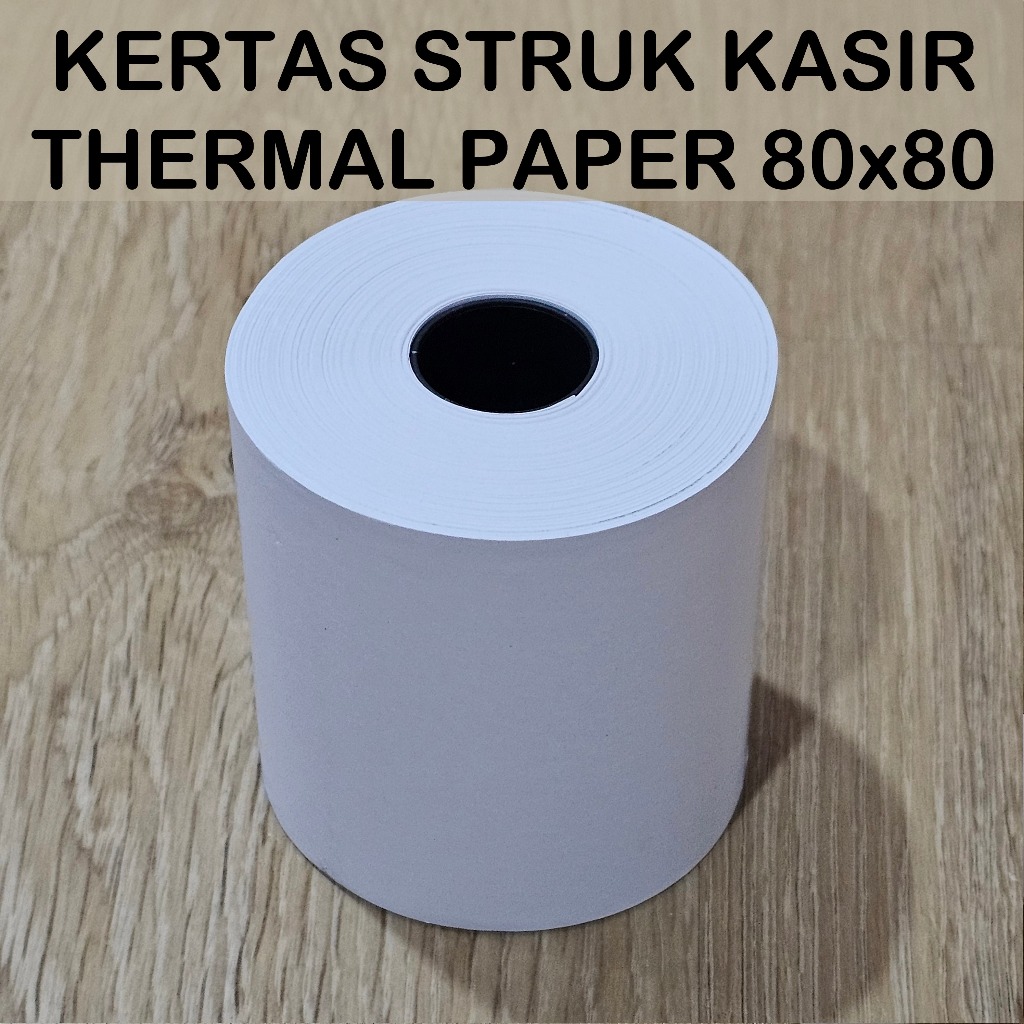 

KUYA KERTAS STRUK THERMAL PAPER ROLL 80X80 - Kertas Kasir TERMAL EDC 58X30 PRINTER MINI BLUETOOTH 80 x 75mm