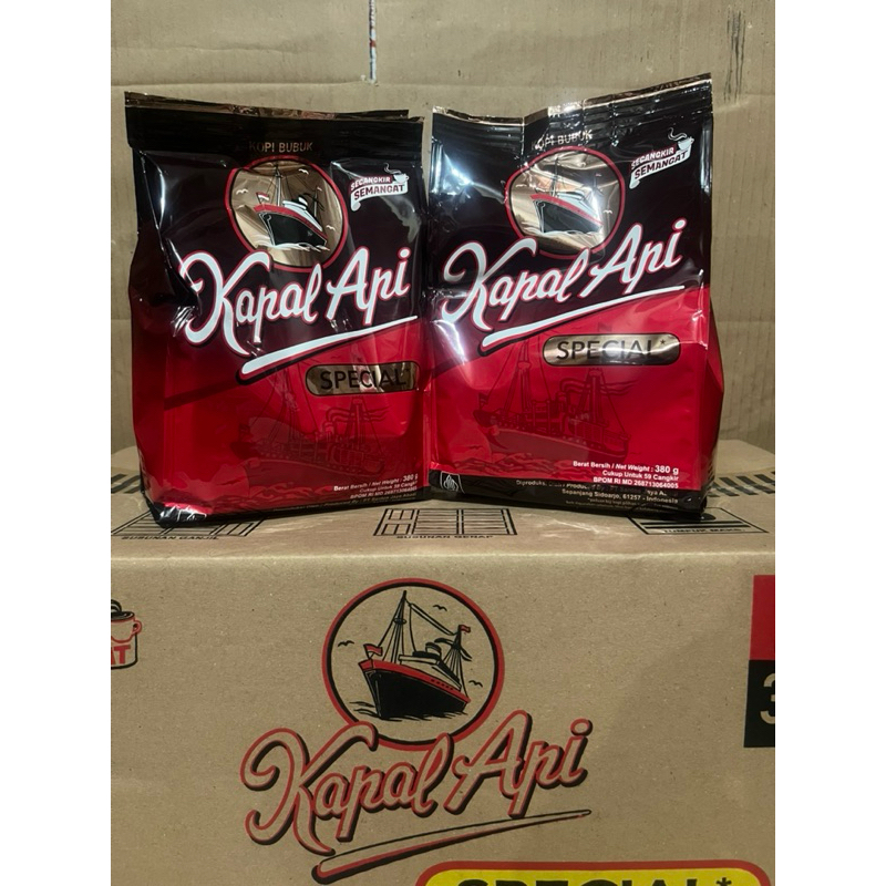 

Kopi kapal api 380 gram special merah