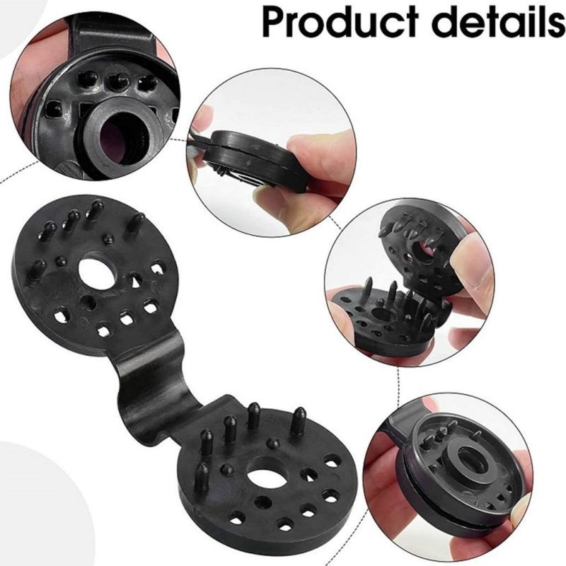 Lintang Gardening 50Pcs Klip Jaring Klip Penjepit Paranet Klip Paranet Bulat Clip Paranet Klip