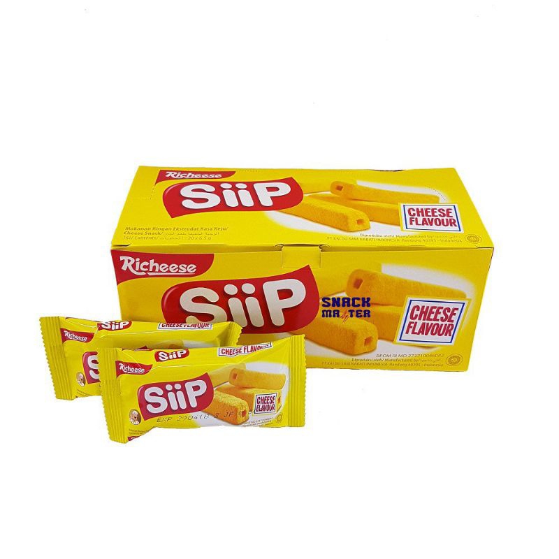 

Richese Sip Snack Mater Cheese Flavour / 1 box 12pcs