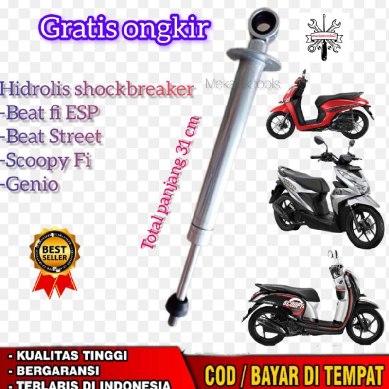 hidrolis shock belakang beat fi beat esp genit scoopy ban donat