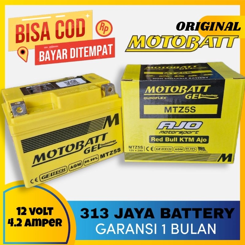 Savana_bels - Aki Motor MOTT MTZ5S Yamaha Mio Soul GT Xeon Vega R All Matic Original