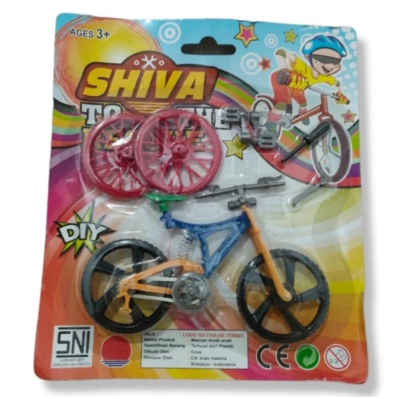 mainan kendaraan sepeda shiva mini