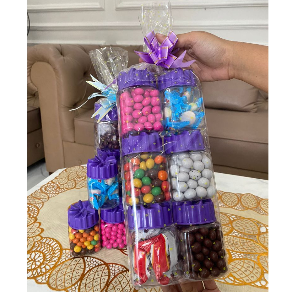 

(DAPAT 6 TOPLES) PAKET HAMPERS/PARCEL SUGAR CANDY COKLAT PERMEN TOPLES DENGAN KEMASAN LUCU