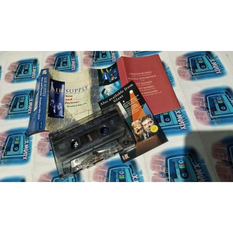 kaset pita air supply / greatest hits live (now and forever)