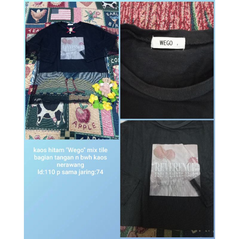 kaos hitam Wego