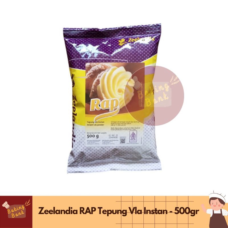 

ZEELANDIA RAP Tepung Vla Instan 500 gr Instant Custard Powder ZEELANDIA