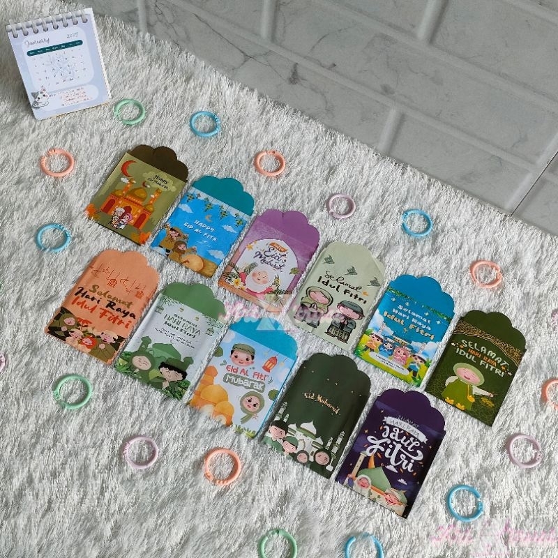 

[ArtX'trust] AMPLOP ANGPAO LEBARAN 3D HARI RAYA KARAKTER 10pcs BOLBAL MURAH [FREE GIFT]