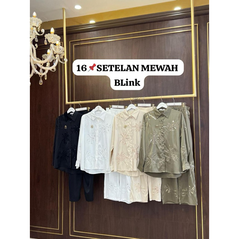 ShellaSaukia setelan mewah blink