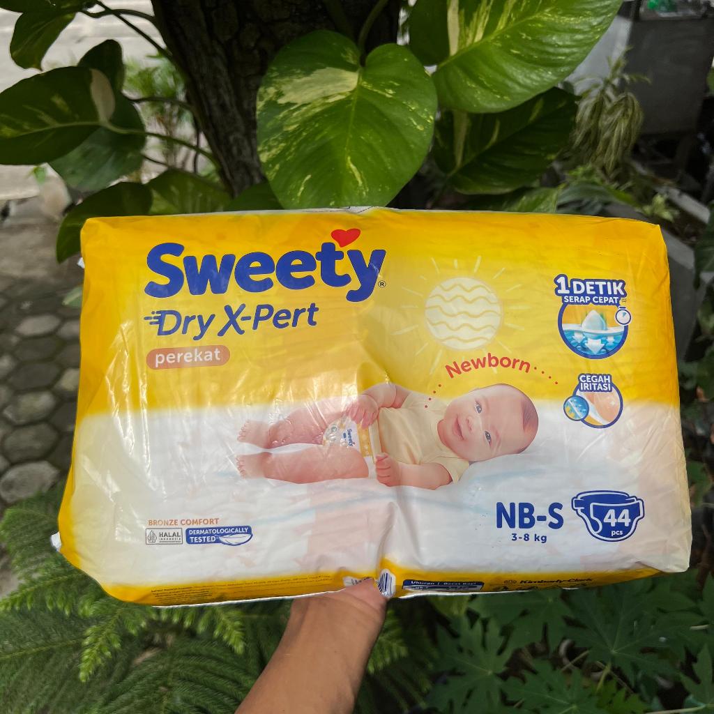 Popok Perekat Sweety Bronze Comfort Ukuran NB S 44