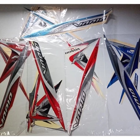 Stiker Sticker Striping Motor Honda Vario 110 Fi led 2014 List Motor Vario 110 Led Fi 2014