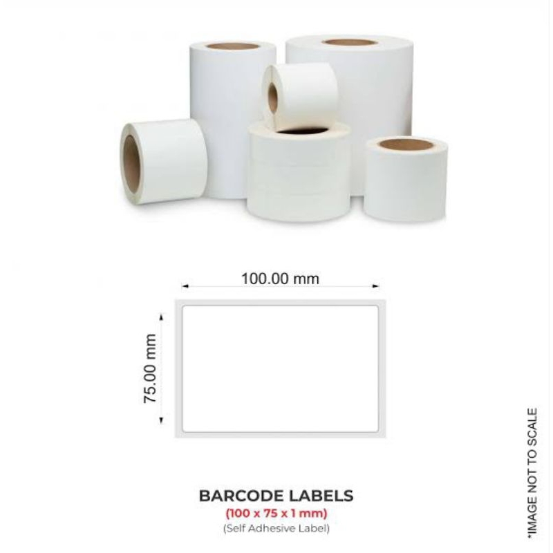 

Label thermal 100*75mm isi 500