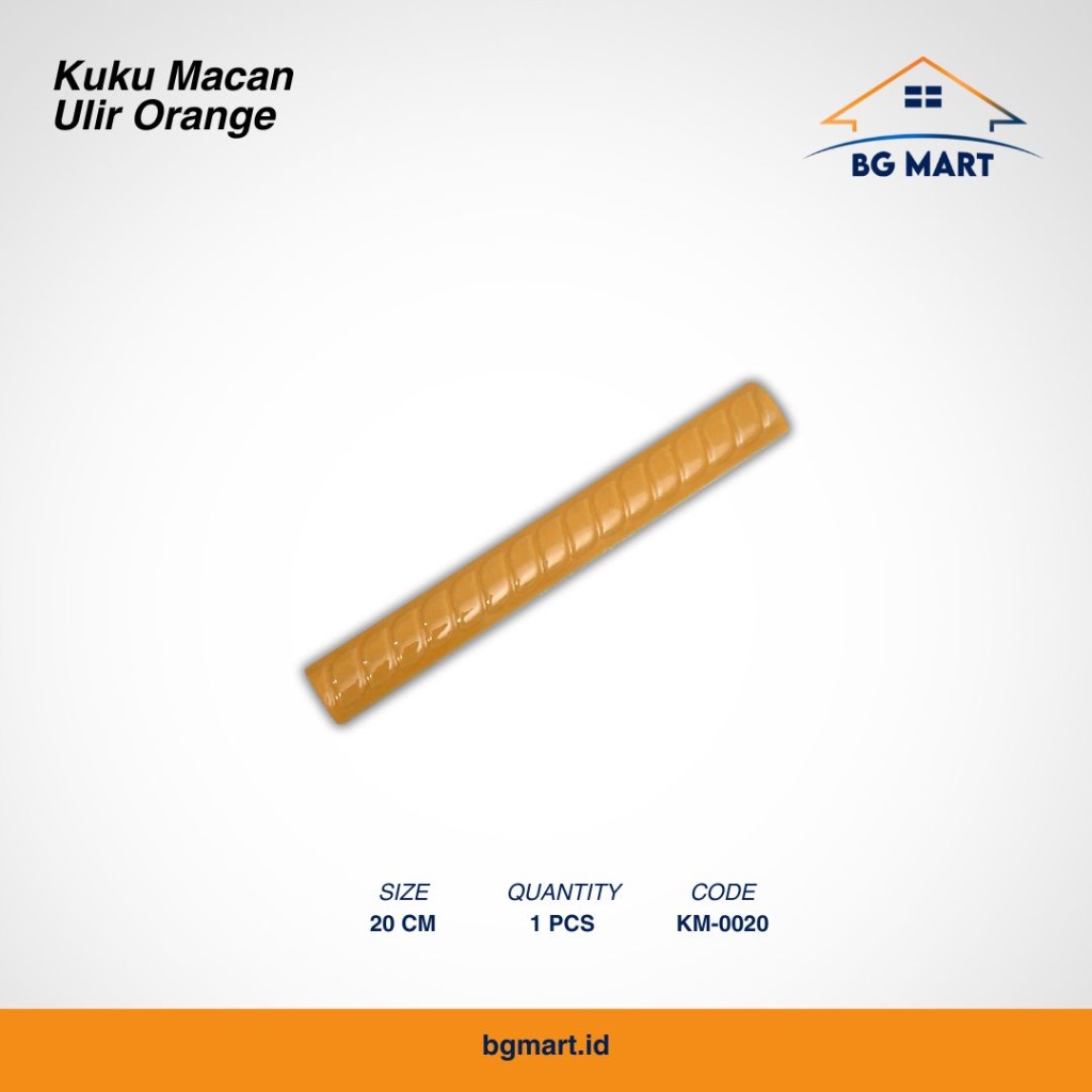 LIST KERAMIK KUKU MACAN MURAH ULIR 20 CM ORANGE BONBON KERAMIK BONBON LIST TANGGA LIST PINGGIRAN KER