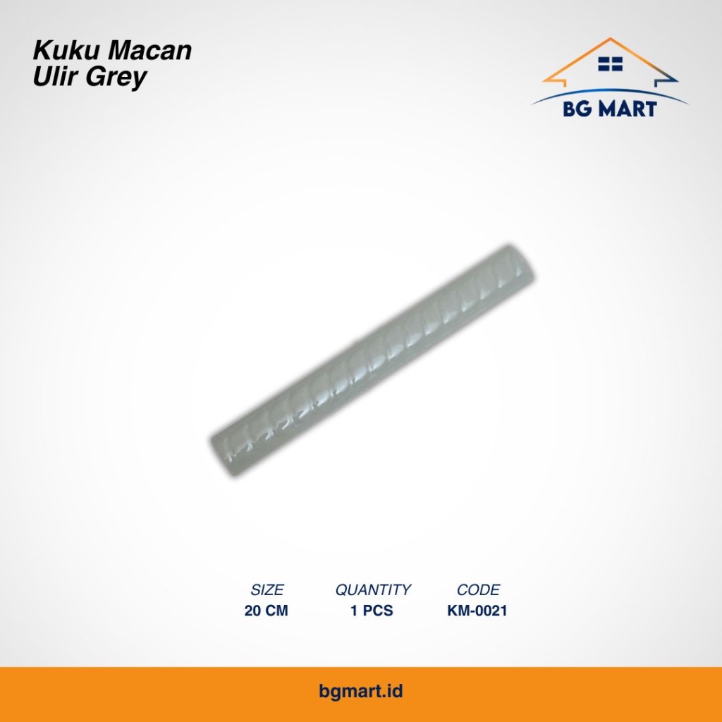 LIST KERAMIK KUKU MACAN MURAH ULIR 20 CM GREY BONBON KERAMIK BONBON LIST TANGGA LIST PINGGIRAN KERAM