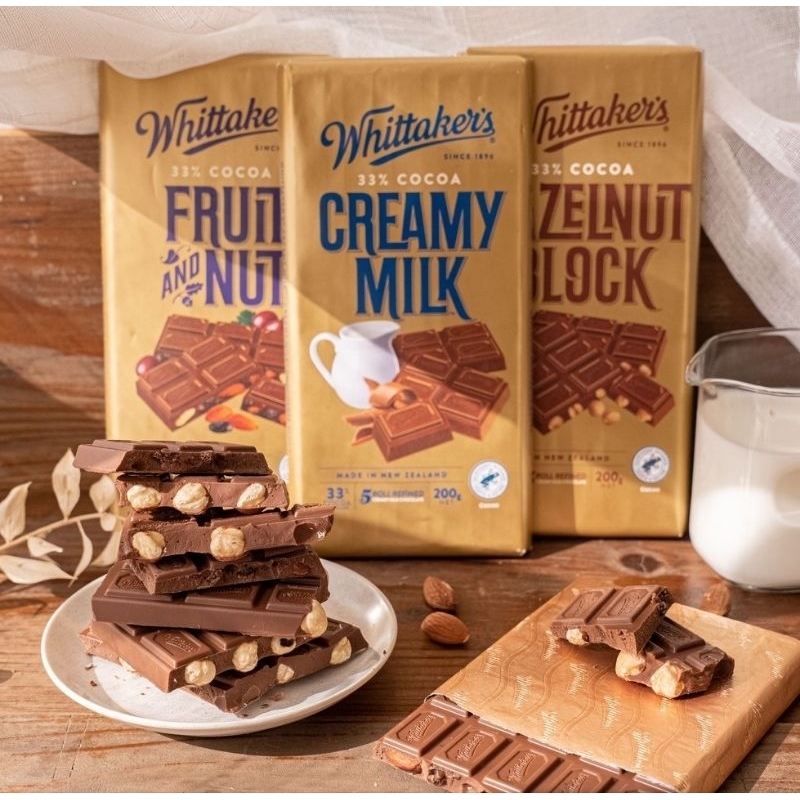 

QH Coklat Whittakers Dark Ghana Peppermint Milk Almond Hazelnut Fruit Nut Berry Biscuit Whittaker