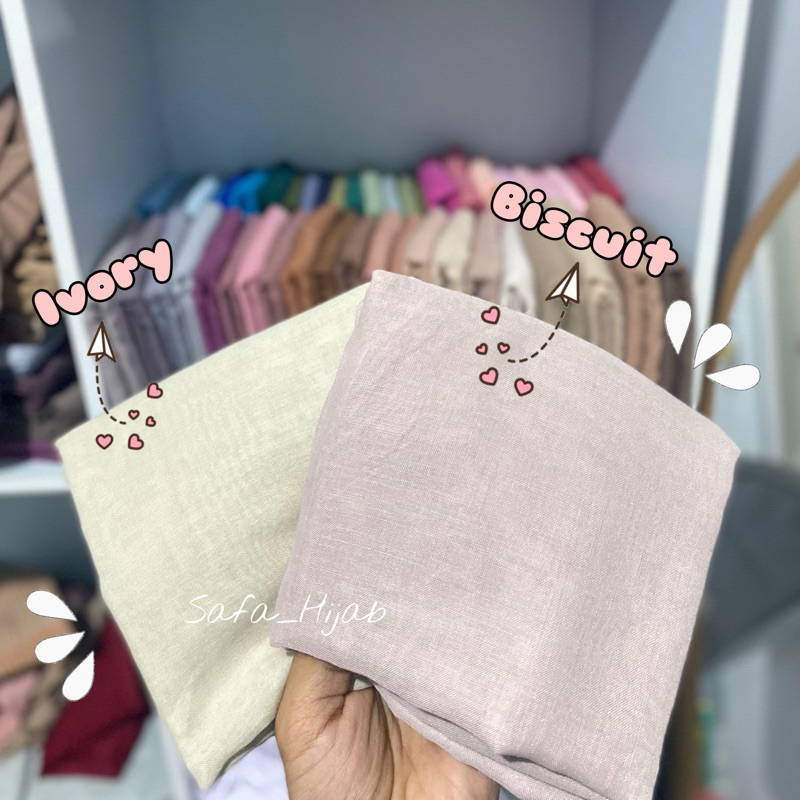 Hijab Segiempat Paris Jadul Polos Premium | Paris Jadul Daily Premium Tegak Anti Letoy | PARIS JADUL