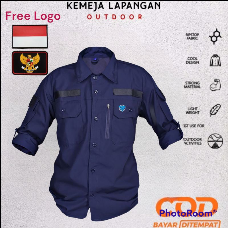 ATASAN PRIA KEMEJA TACTICAL OUTDOOR TRENDY